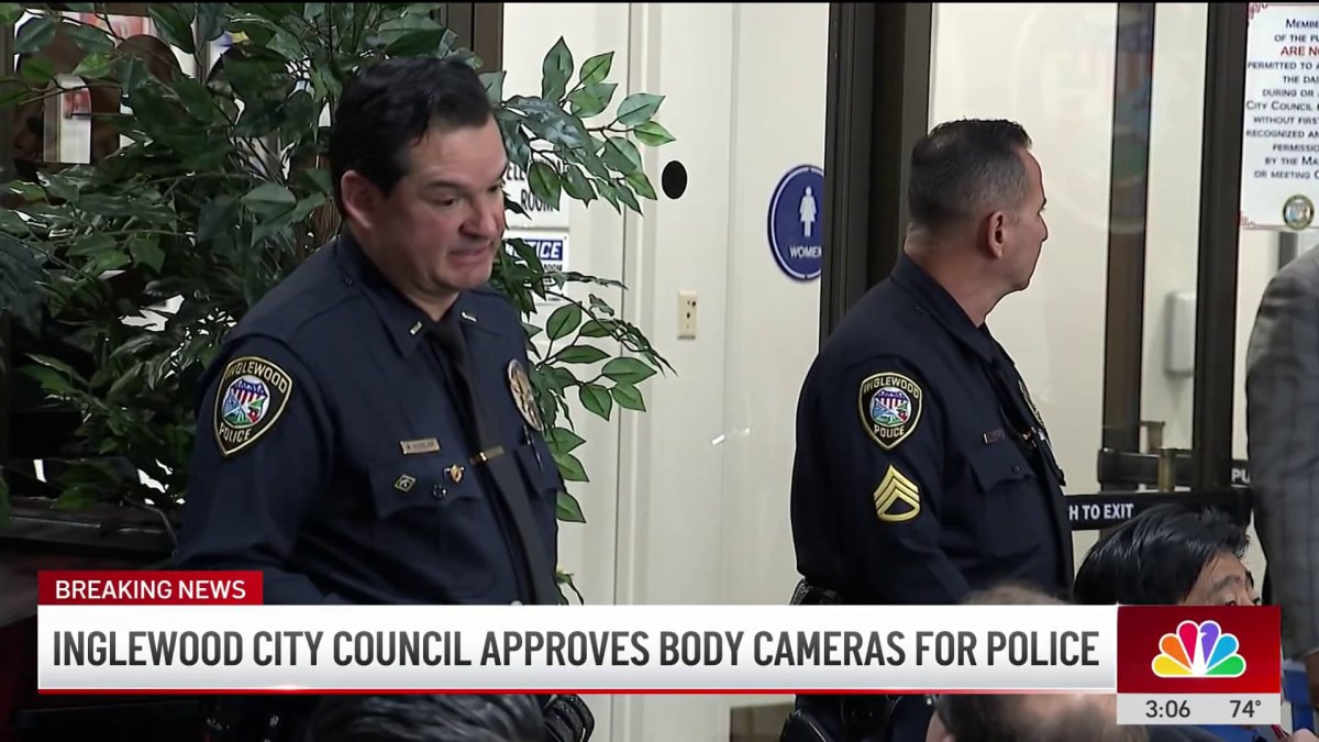 Inglewood police officers to receive body-worn cameras – NBC Los Angeles