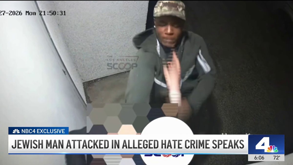 Jewish man attacked near synagogue in alleged hate crime – NBC Los Angeles