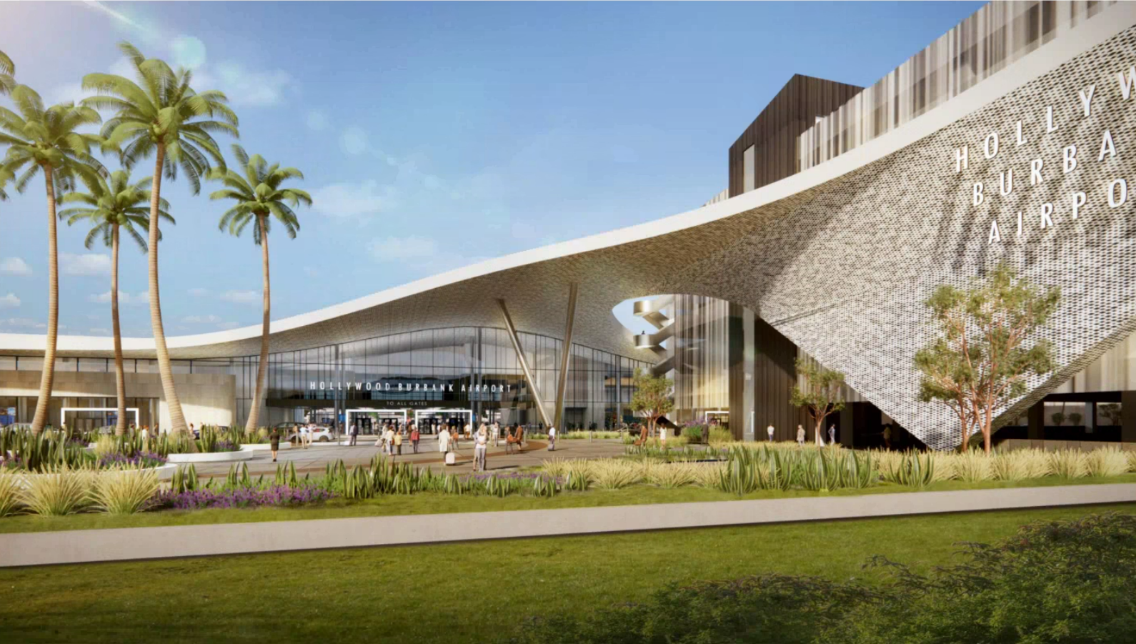 nbclosangeles.com - Monica Garske - Road closures begin for Hollywood Burbank Airport terminal work. See project images