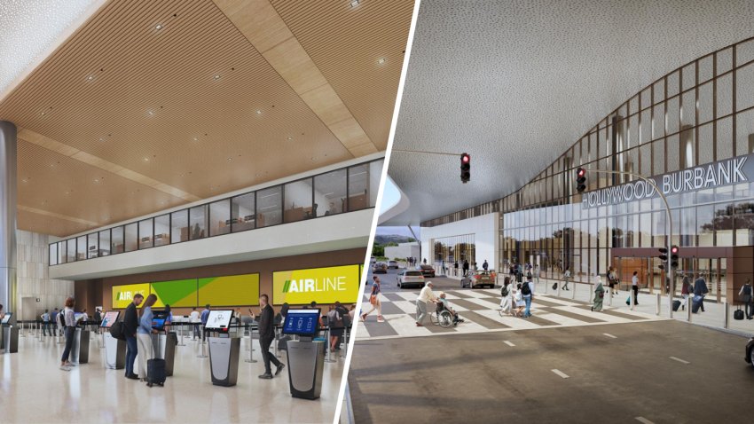 More visuals for the Elevate BUR project at Hollywood Burbank Airport.