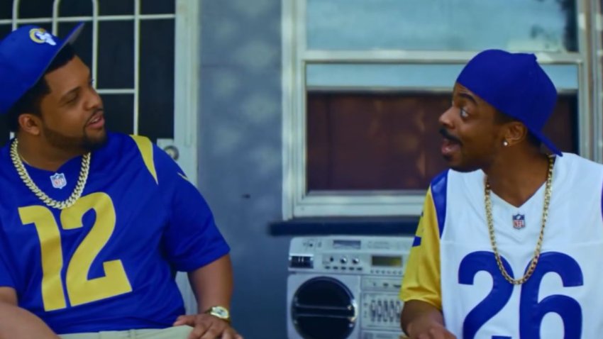 O’Shea Jackson Jr. and Destin Tucker star in the LA Rams’ new hype video, “Thursday.”