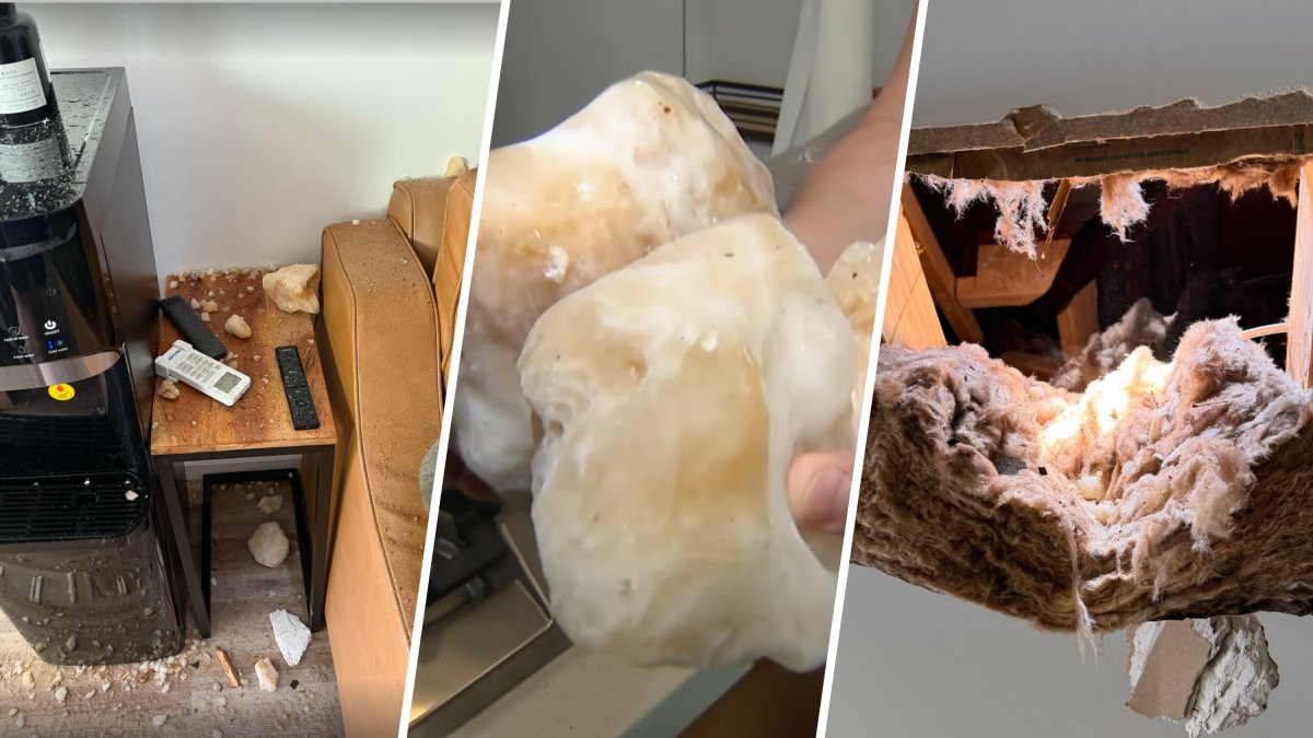 Mysterious ice chunk crashes through Whittier ADU roof – NBC Los Angeles