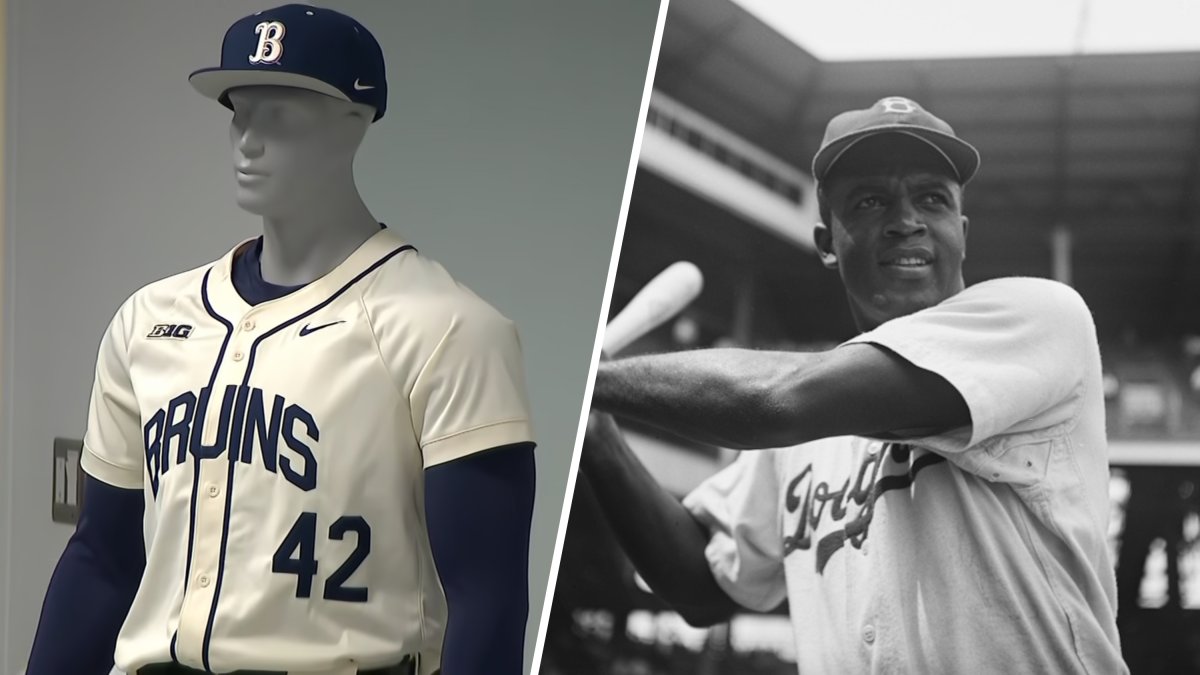 UCLA baseball unveils Jackie Robinson Day-themed uniforms – NBC Los Angeles