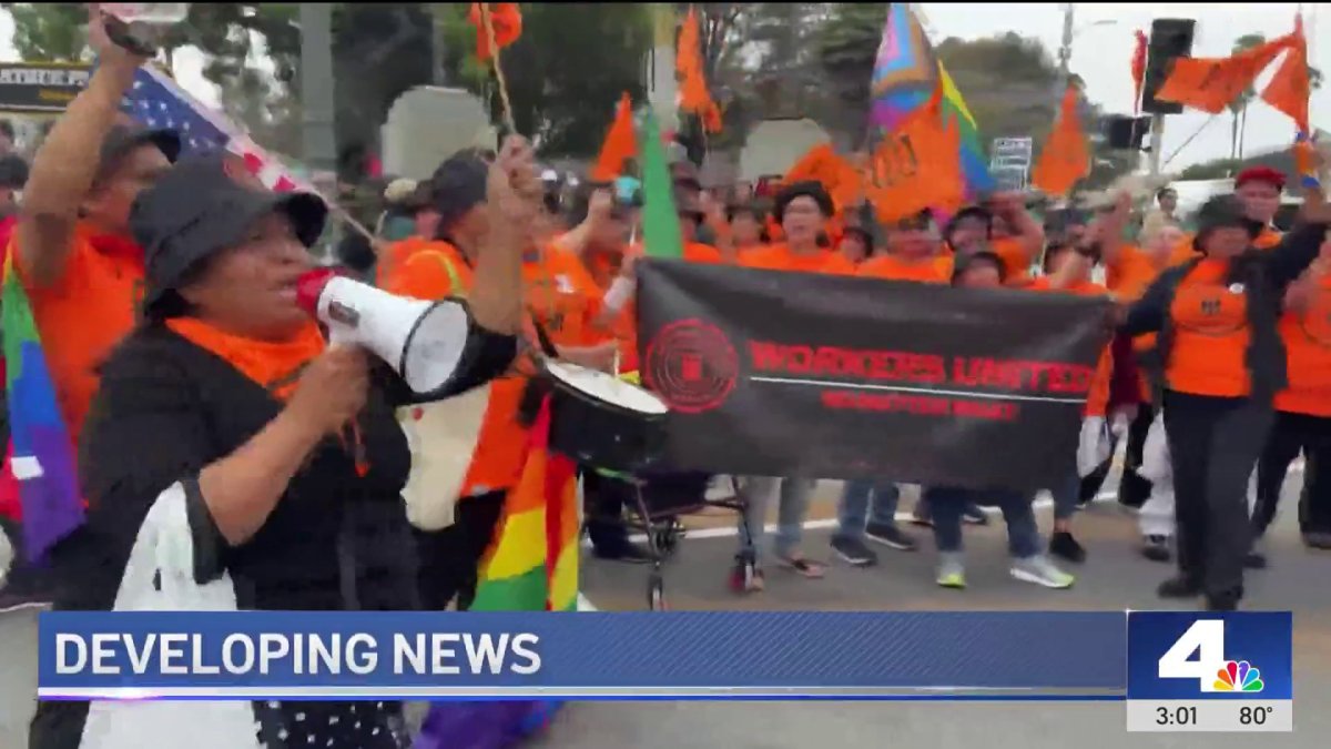 Us Layas Rally Thousands take part in downtown LA May Day rally – NBC Los Angeles