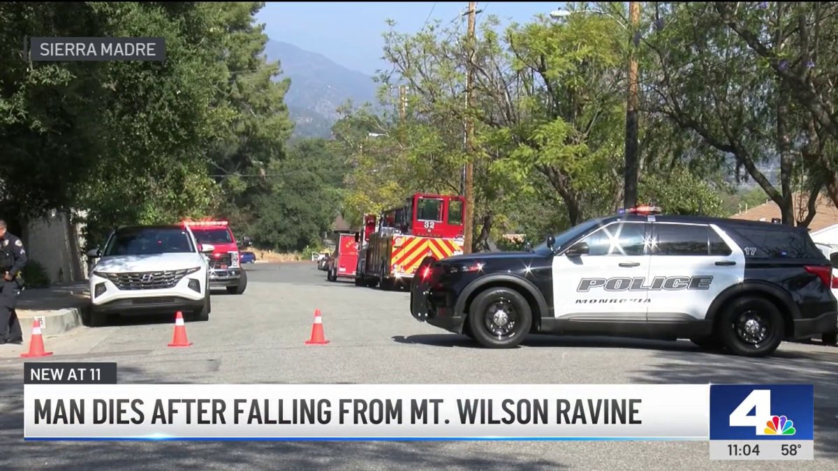 Man dies after falling on Mt. Wilson Trail, LASD says – NBC Los Angeles