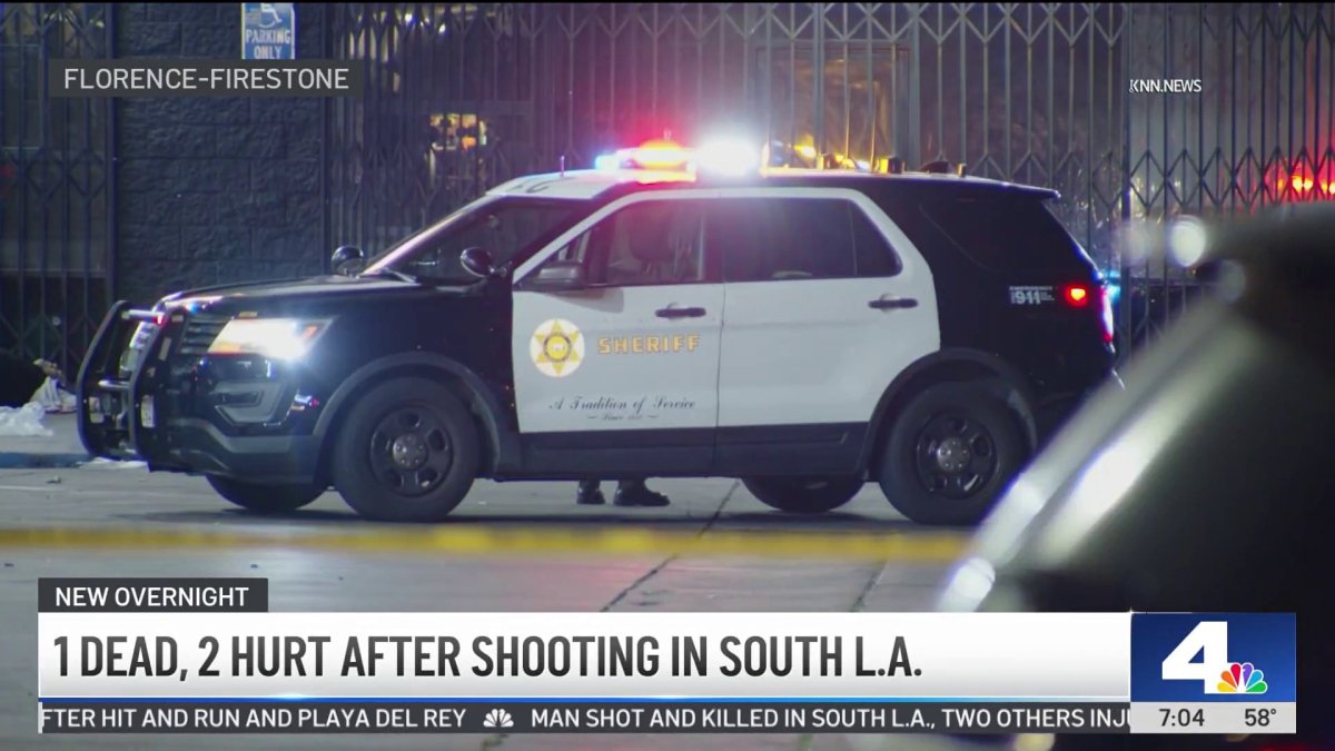 1 dead in South LA shooting – NBC Los Angeles