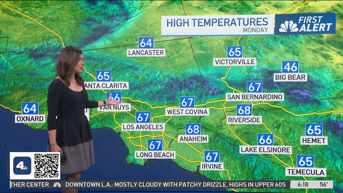 First Alert Forecast: Cloudy skies – NBC Los Angeles