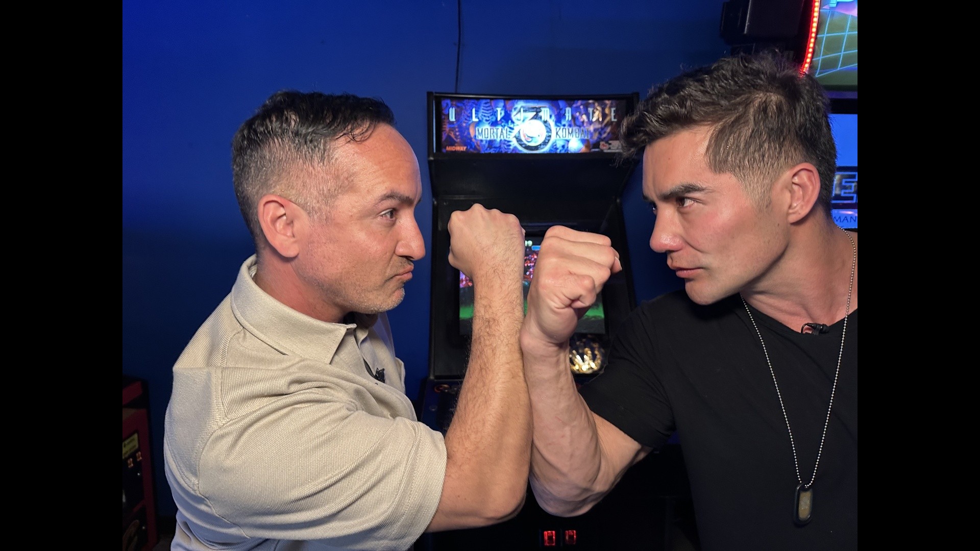 We battled Ludi Lin in an arcade ahead of Mortal Kombat II – NBC Los ...