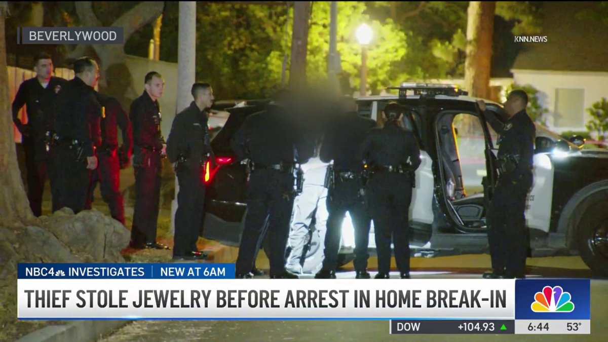 Thief stole jewelry before arrest in home break-in in Beverlywood – NBC ...