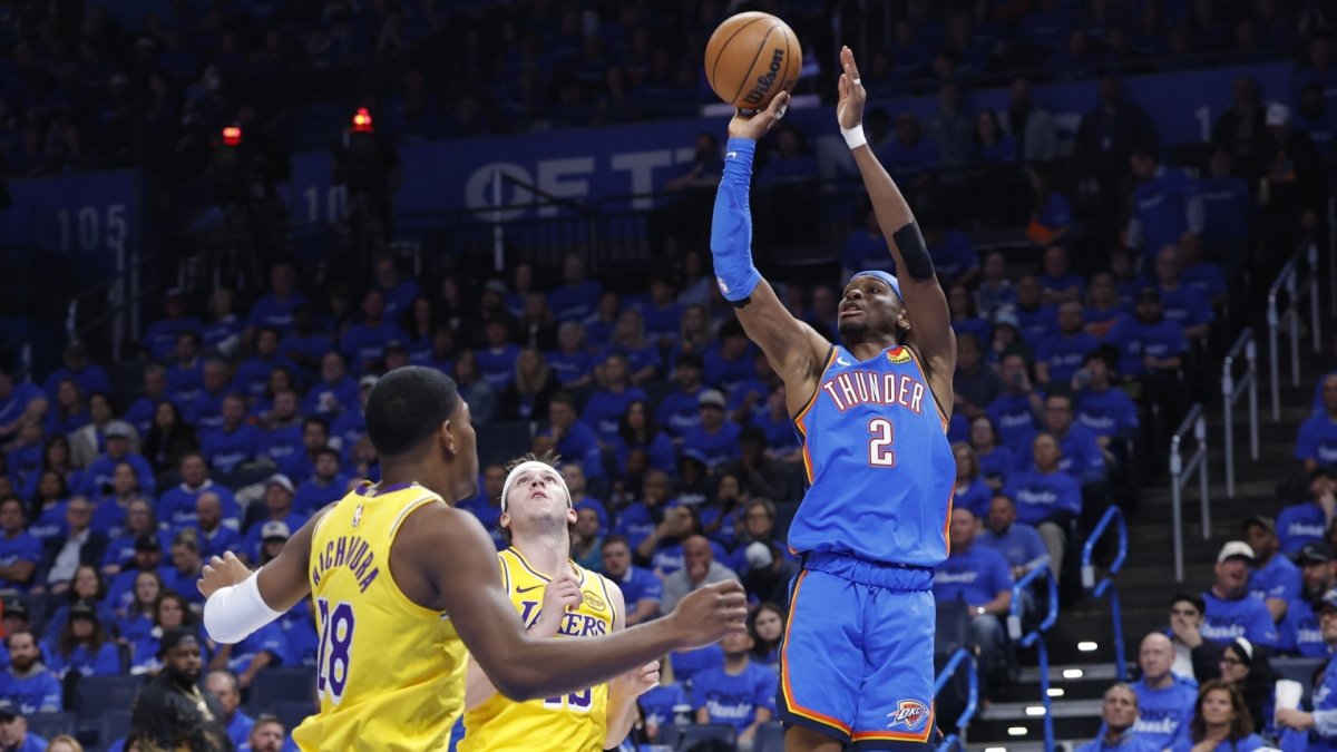 Watch highlights of the Thunder’s Game 1 win over Lakers – NBC Los Angeles