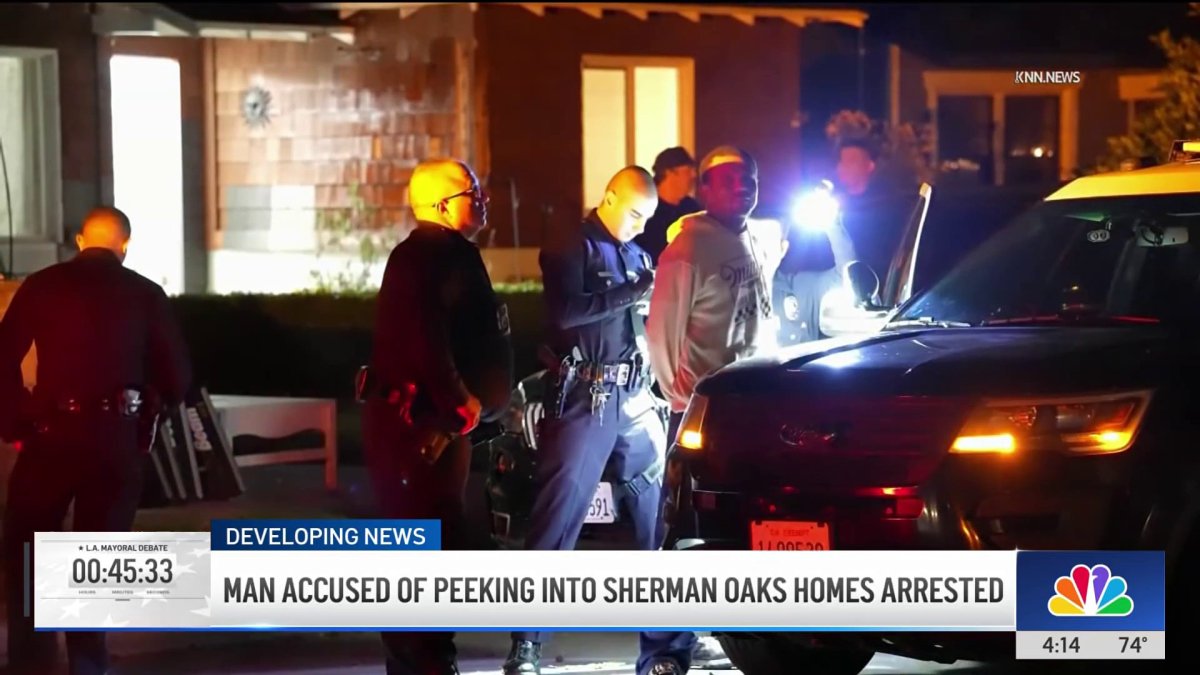 Man accused of peeking into Sherman Oaks homes arrested – NBC Los Angeles