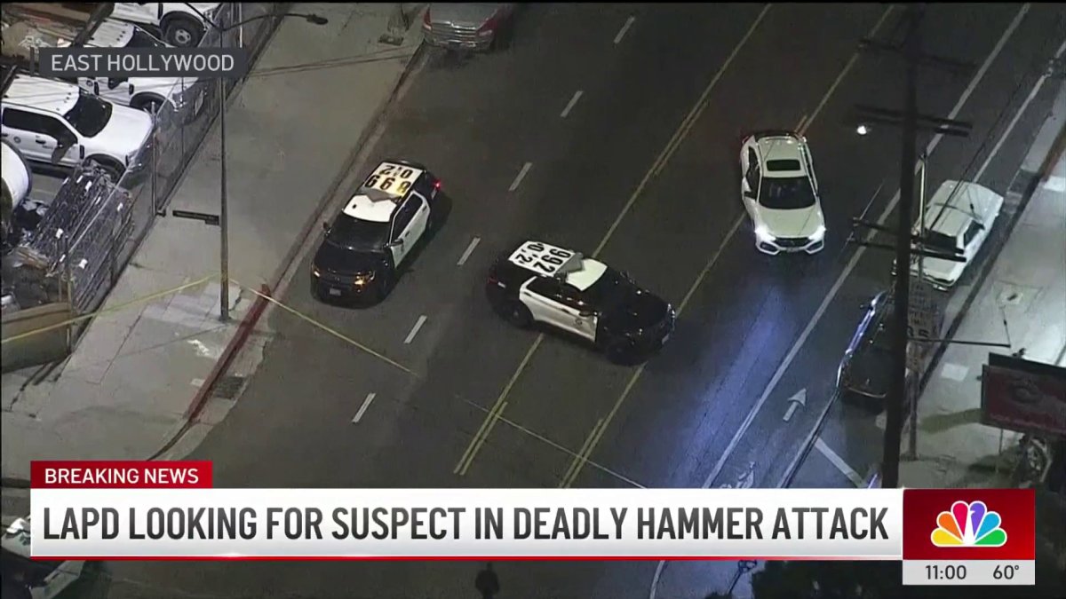Man dies in East Hollywood hammer attack, police say – NBC Los Angeles