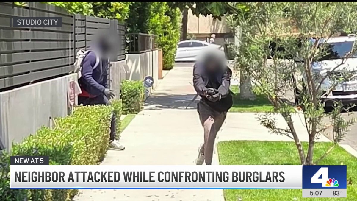 Neighbor attacked while confronting burglars in Studio City – NBC Los ...