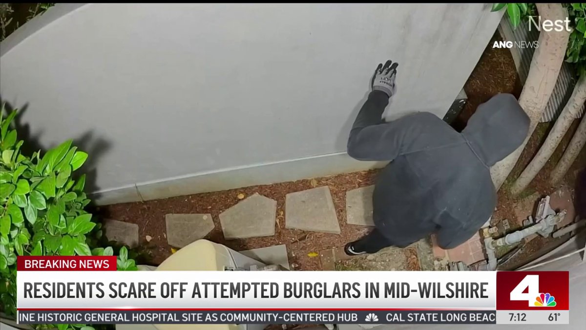 Attempted burglars spooked by Mid-Wilshire residents – NBC Los Angeles
