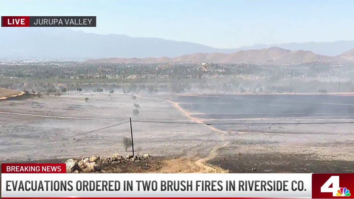 Firefighters continue to battle two wildfires in Riverside County – NBC ...