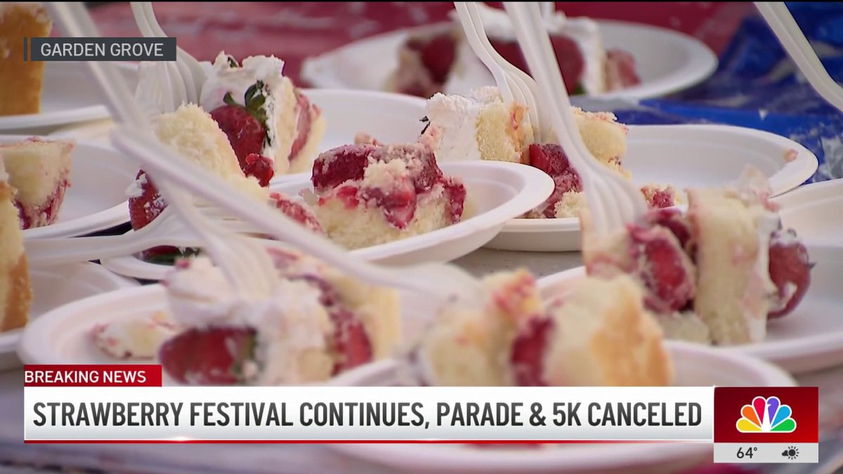 Garden Grove Strawberry Festival cancels parade, 5K due to lack of safety resources