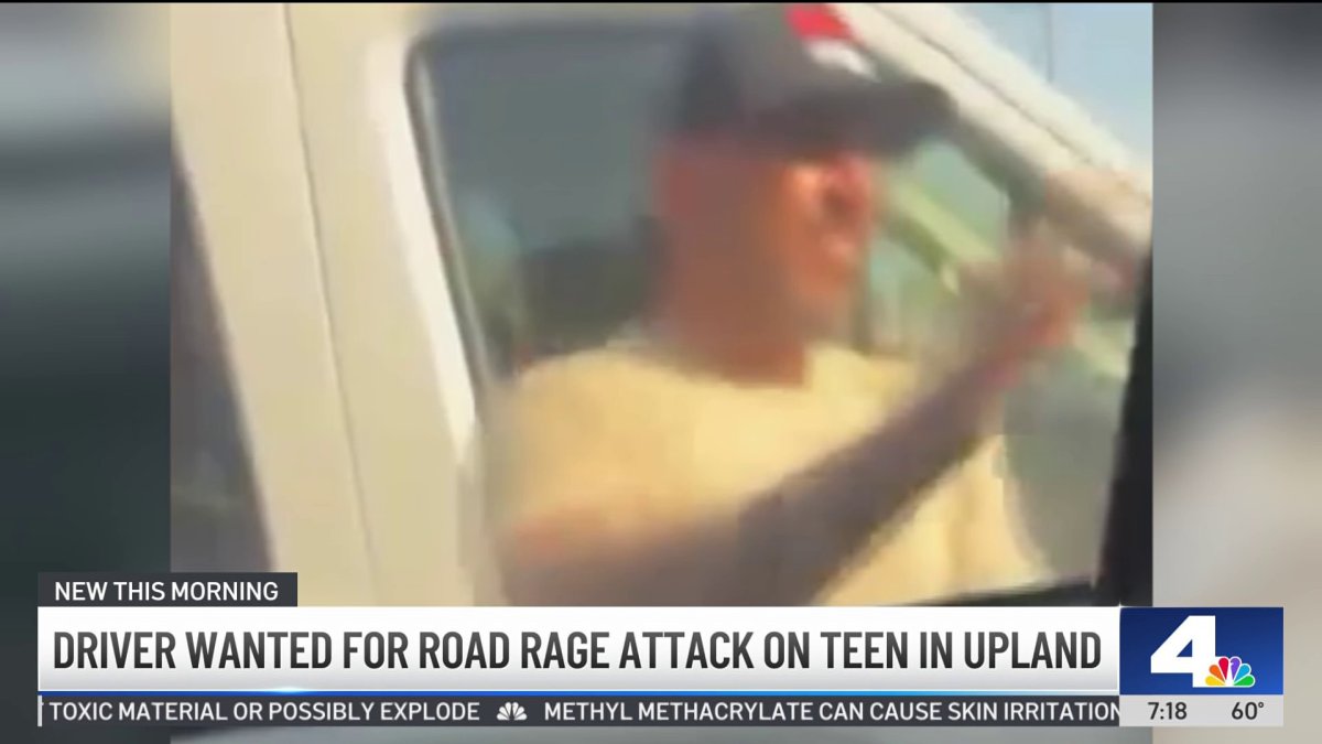 Driver wanted for road rage attack on teen in Upland – NBC Los Angeles