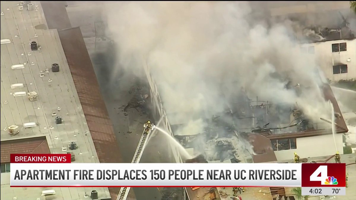 Many UC Riverside students displaced after apartment fire – NBC Los Angeles
