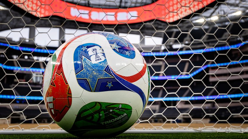 Inglewood, CA – May 12, 2026 :
The Los Angeles World Cup 2026 Host Committee hold a media event at SoFi Stadium marking 30 days until the opening FIFA World Cup 2026 on Tuesday, May 12, 2026 in Inglewood, CA. 
(Jason Armond / Los Angeles Times via Getty Images)