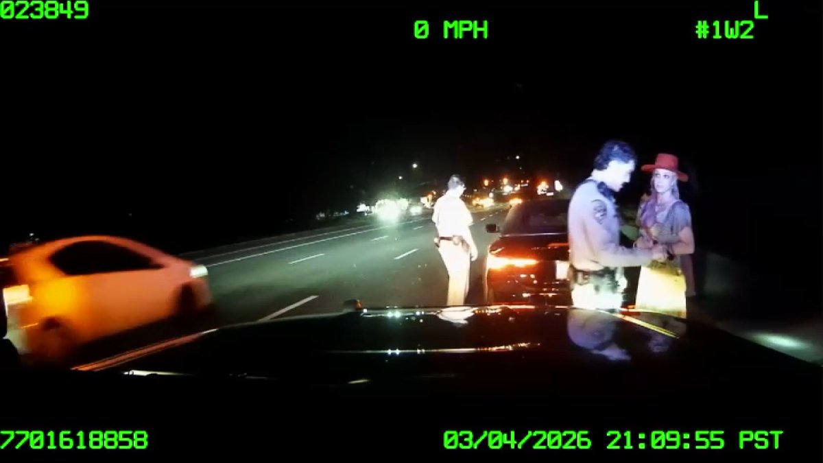 Dashcam videos showing Britney Spears' DUI arrest released
