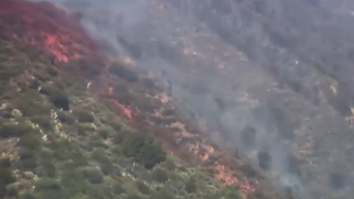 Burro Fire in Angeles National Forest prompts evacuation warning