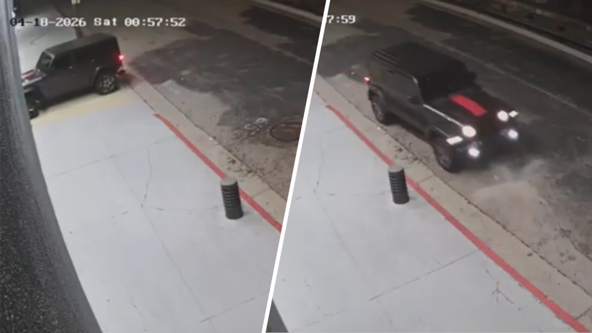 Video: Burglary suspects ram a car into self-story facility near downtown LA