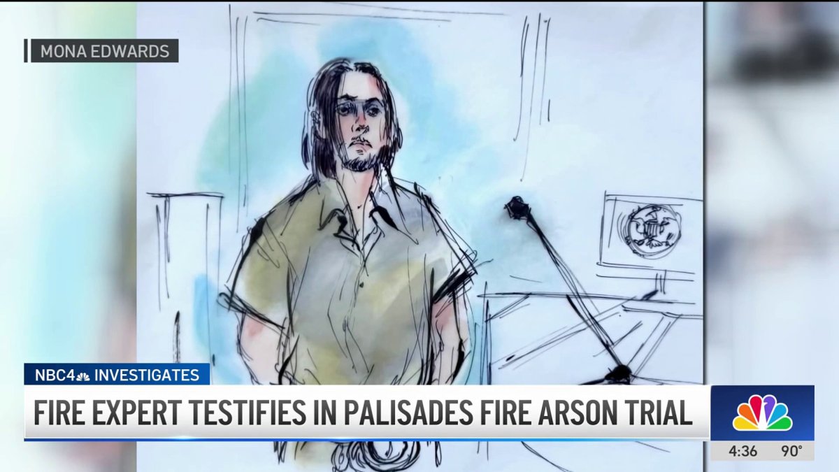 Fire expert testifies in Palisades Fire arson trial – NBC Los Angeles