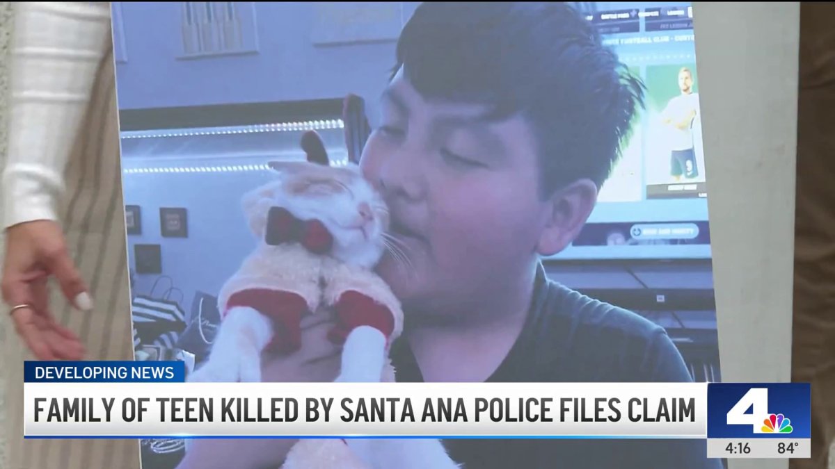 Family of teen killed in Santa Ana police shooting files claim – NBC ...
