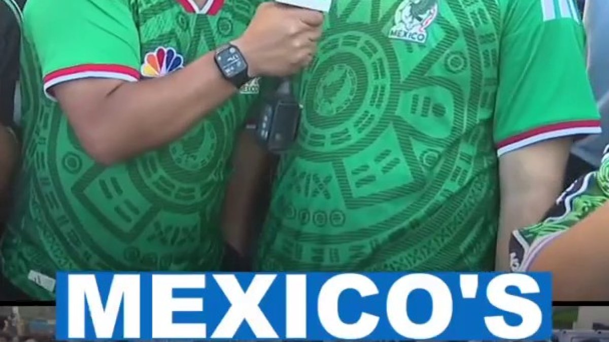 Fans in Long Beach react to Mexico scoring goal against Czechia