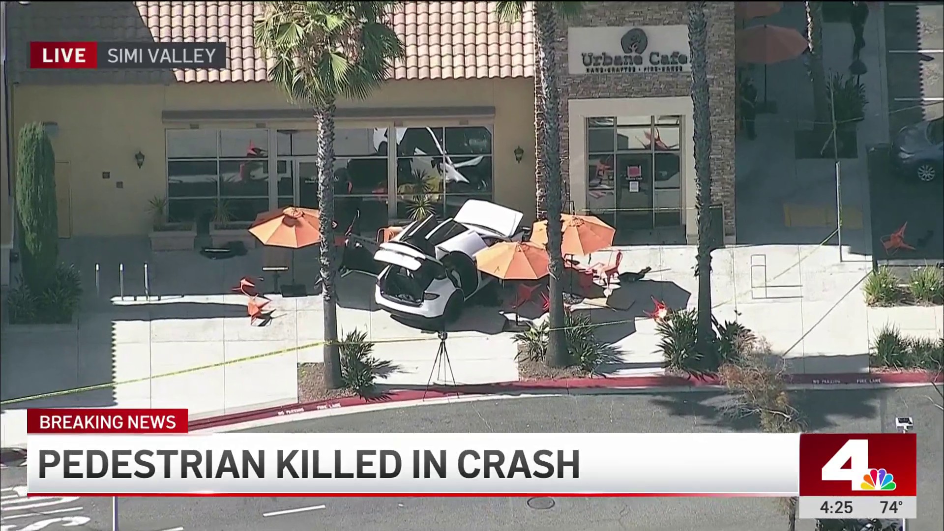 Pedestrian killed after driver crashes into Simi Valley cafe – NBC