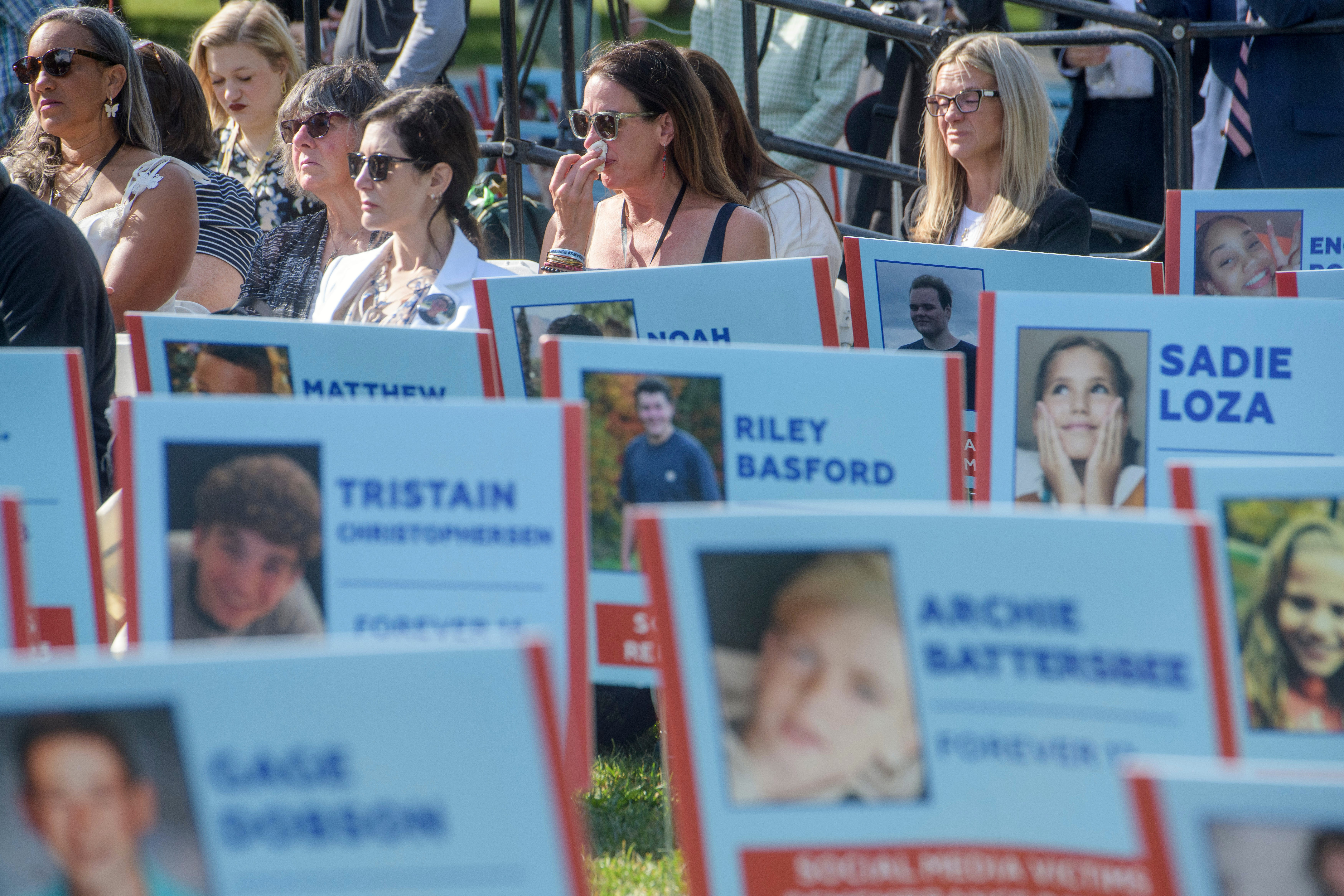 Carrie Baeten, second from right, remembers her 18-year-old son Jack McDonough