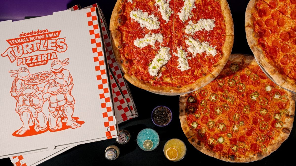 A totally official Teenage Mutant Ninja Turtles Pizzeria is ready to cowabunga