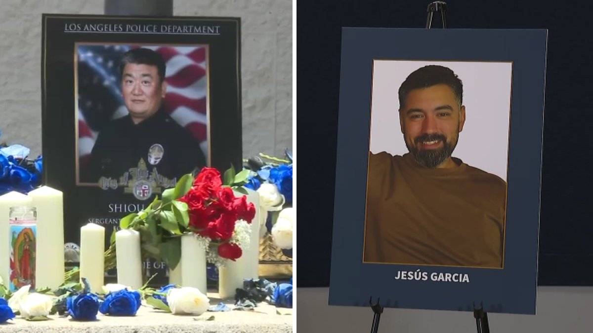 Charges announced against driver who fatally struck LAPD officer Sgt. Shiou Deng while helping a stranded motorist on 405 Freeway