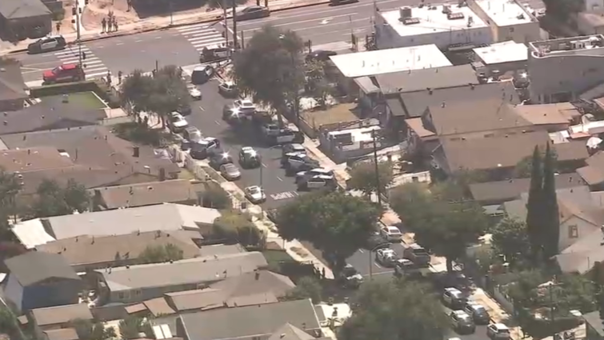 Officer shot after pursuing a stolen vehicle in Boyle Heights