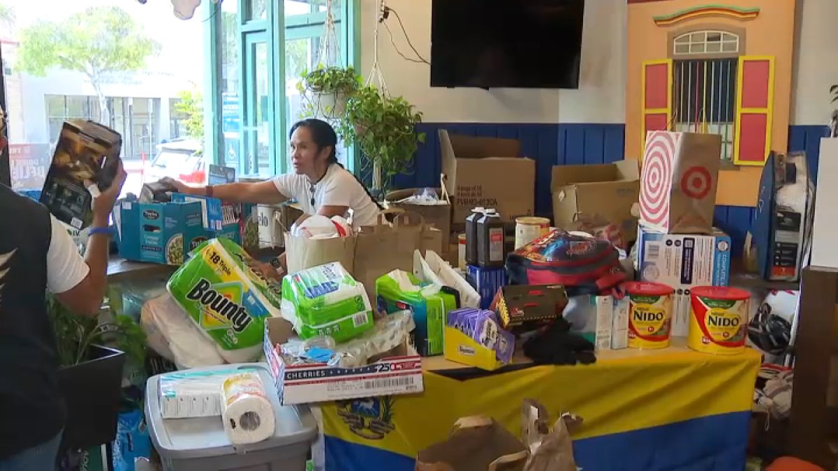 Donations for Venezuela quake victims fill up Pasadena restaurant – NBC Los Angeles