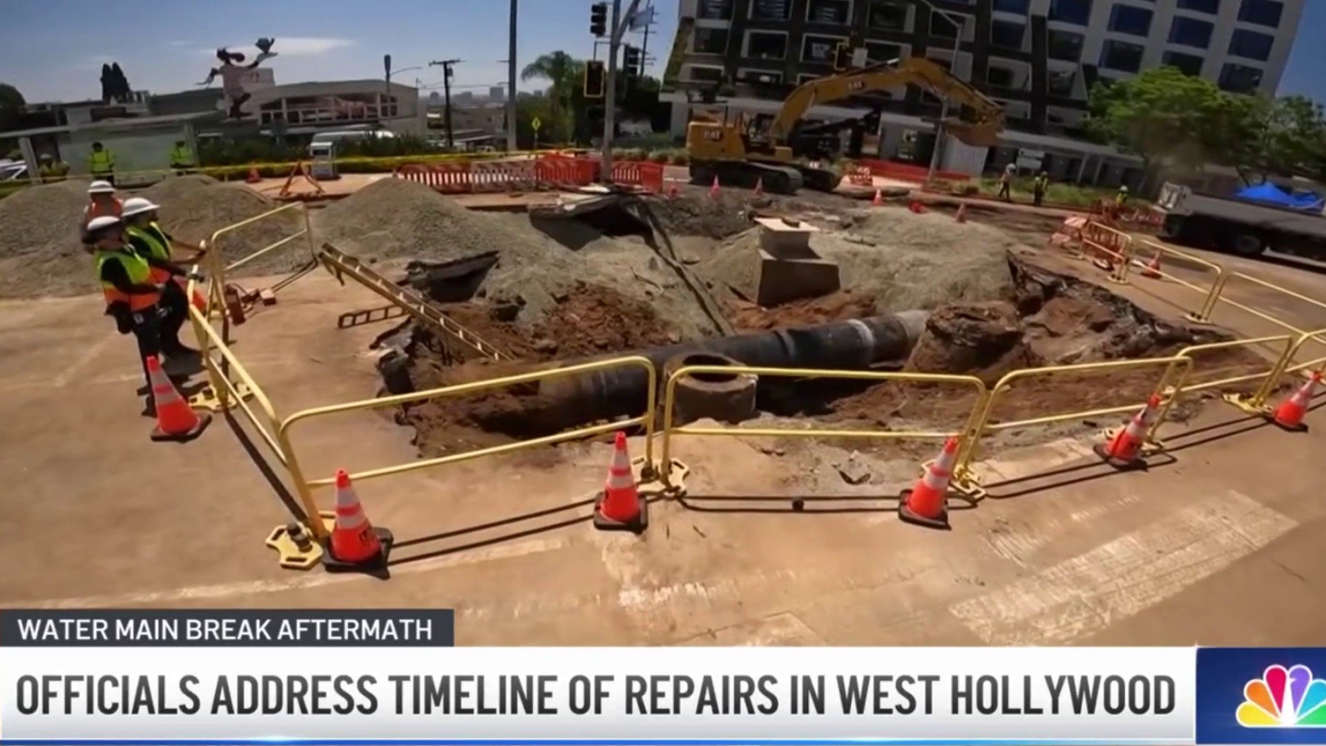 Los Angeles water main breaks raise concerns about aging pipes – NBC Los Angeles
