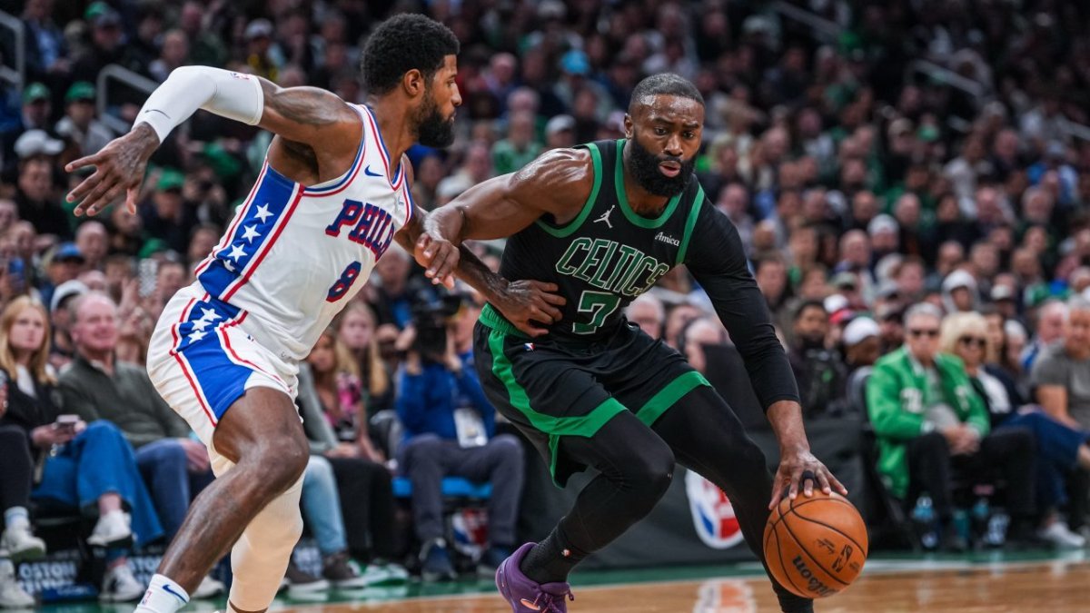 Celtics trade Jaylen Brown to Sixers for Paul George and picks: Report