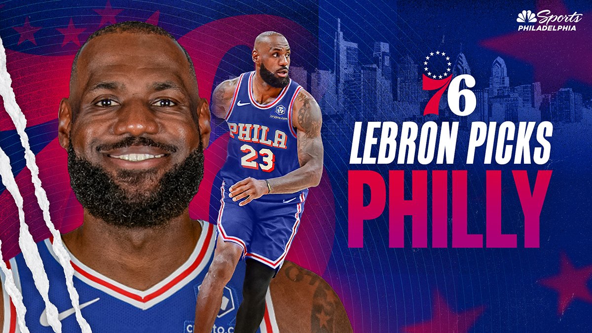 LeBron James joining Sixers on two-year deal – NBC Los Angeles