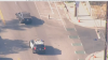 Pursuit of driver wanted for burglary and assaulting an officer ends in South LA