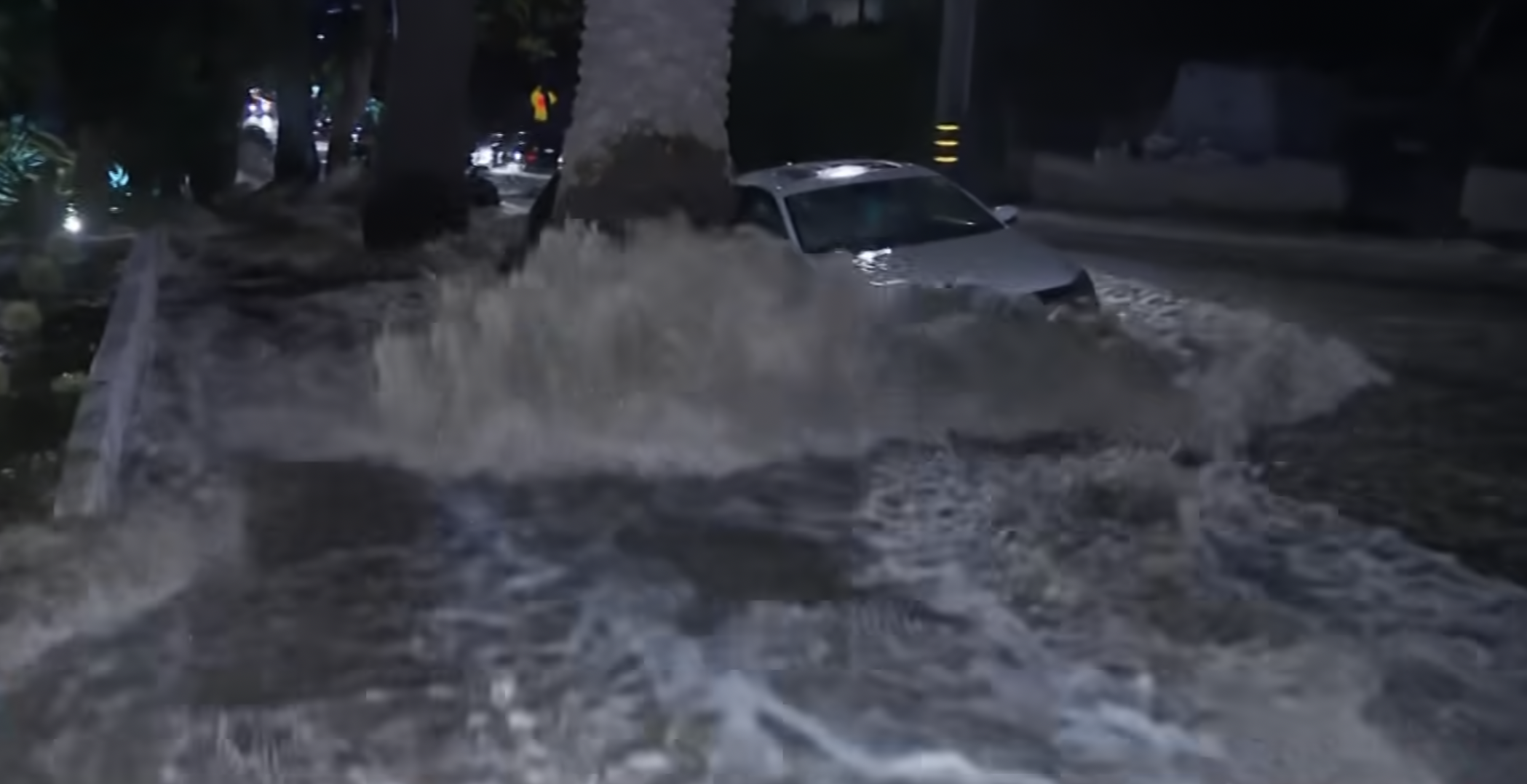 nbclosangeles.com - Water main break floods West Hollywood neighborhood