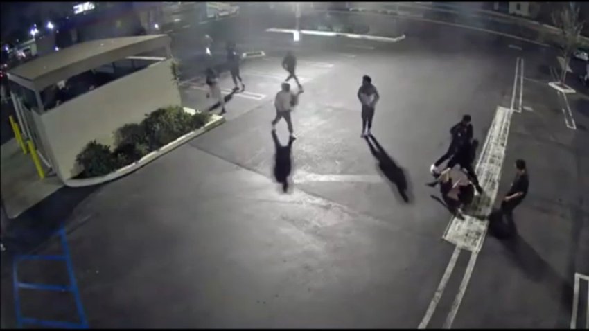 A screenshot from the video of the incident on Friday, June 19, 2026.