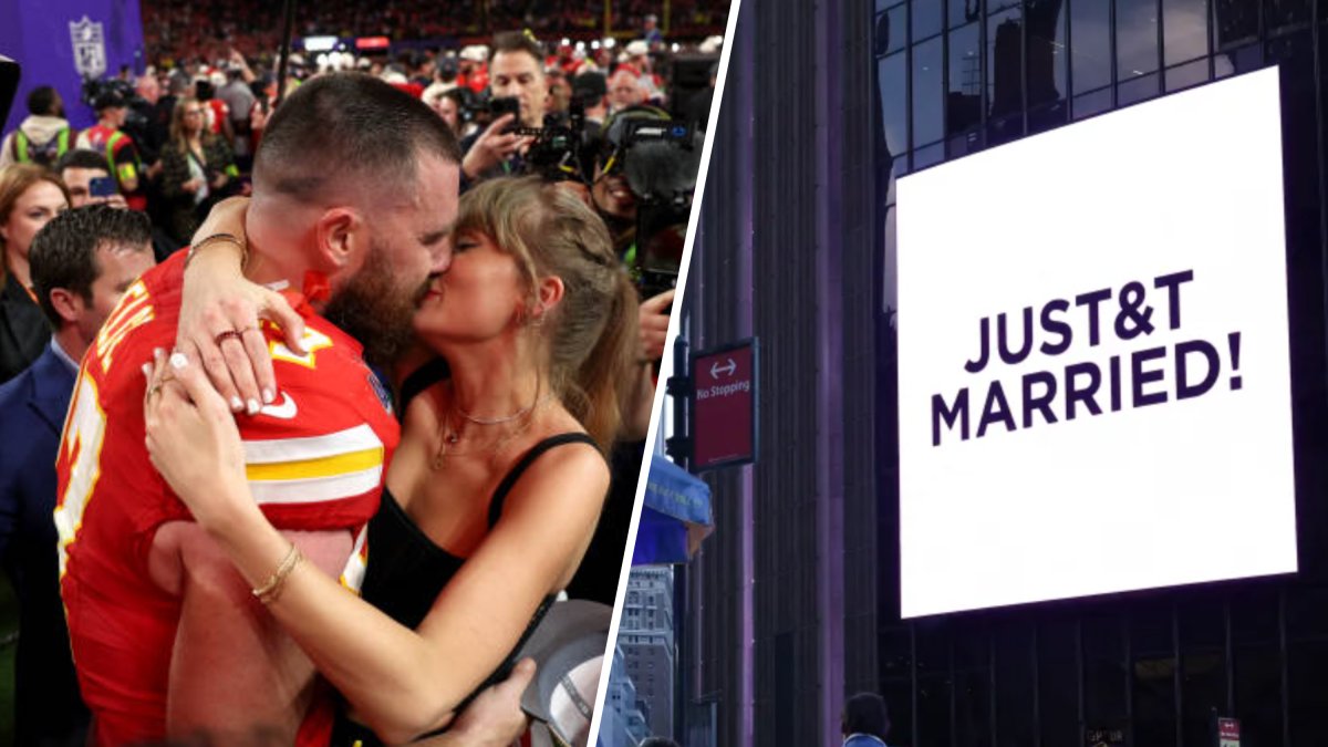 Taylor Swift and Travis Kelce married in elaborate Madison Square Garden cerem...