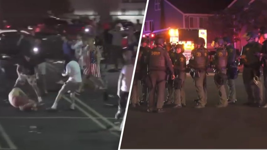 After Newport Beach arrested over 400 people for causing chaos, Huntington Beach police warned people against gathering in the coastal city.