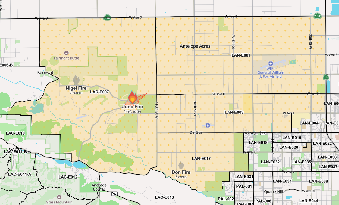 Evacuation warnings lifted for brush fire in Lancaster – NBC Los Angeles