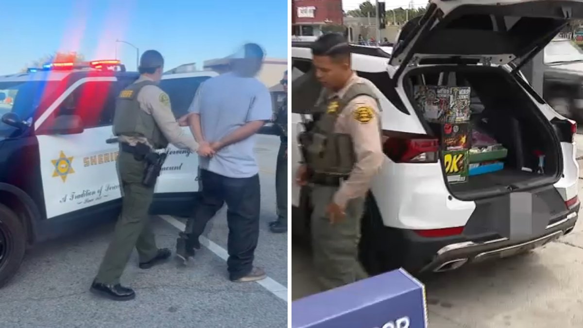 LA's undercover operations nab illegal fireworks sellers