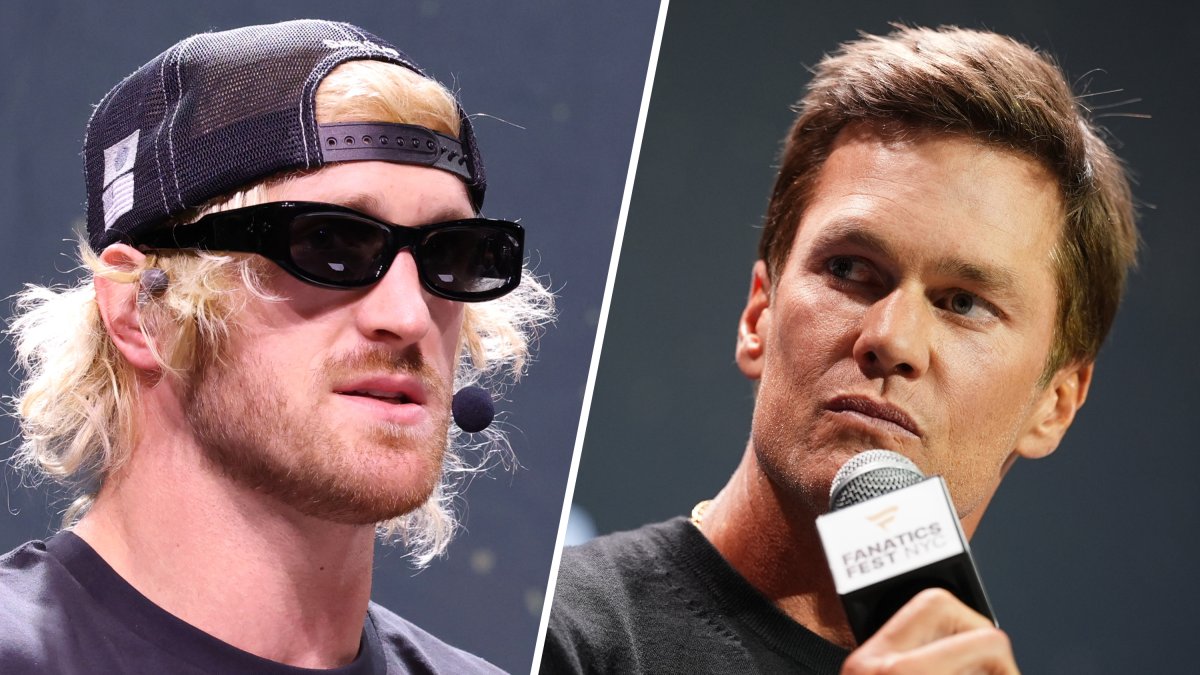Tom Brady and Logan Paul clash in tense moment at Fanatics Fest – NBC Los Angeles