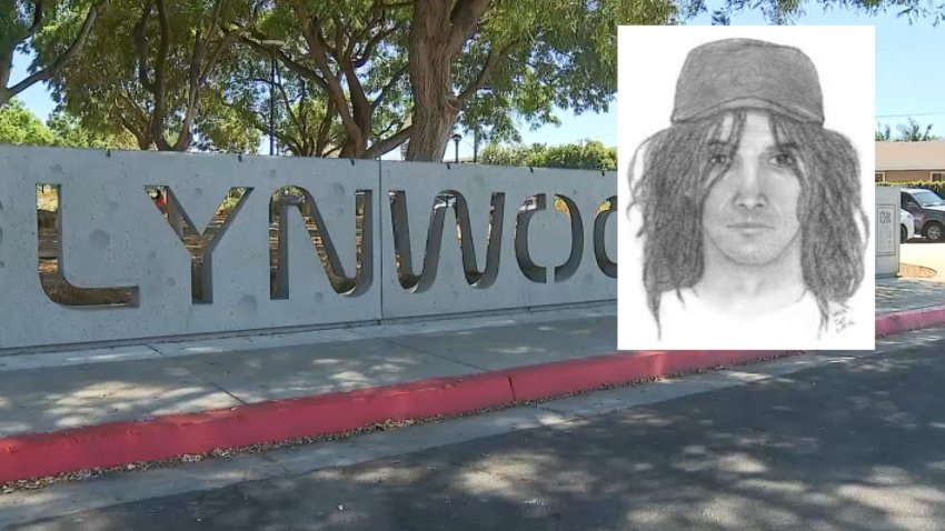 An artist's sketch shows what the assailant looked like.