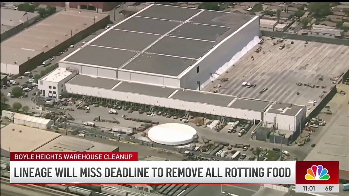 Lineage will miss deadline to remove rotting food from Boyle Heights warehouse