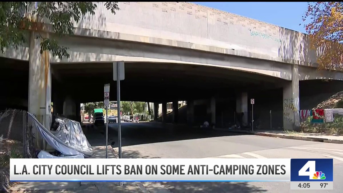 LA City Council lifts ban on anti-camping restrictions in some parts of LA