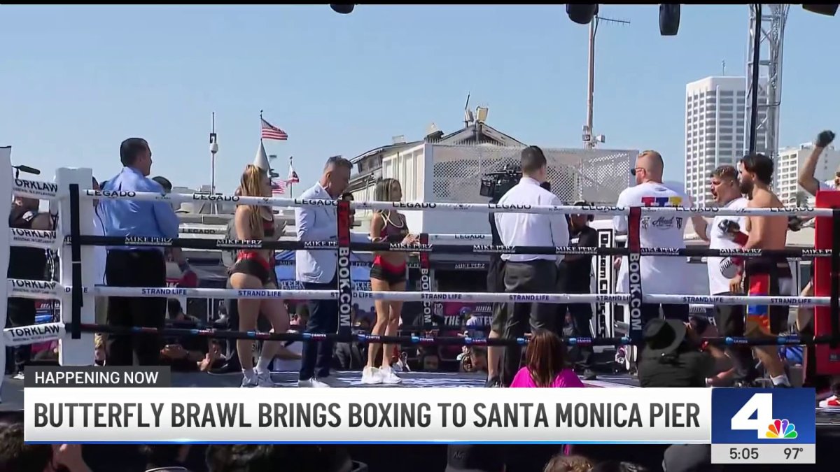Butterfly Brawl brings boxing to Santa Monica Pier